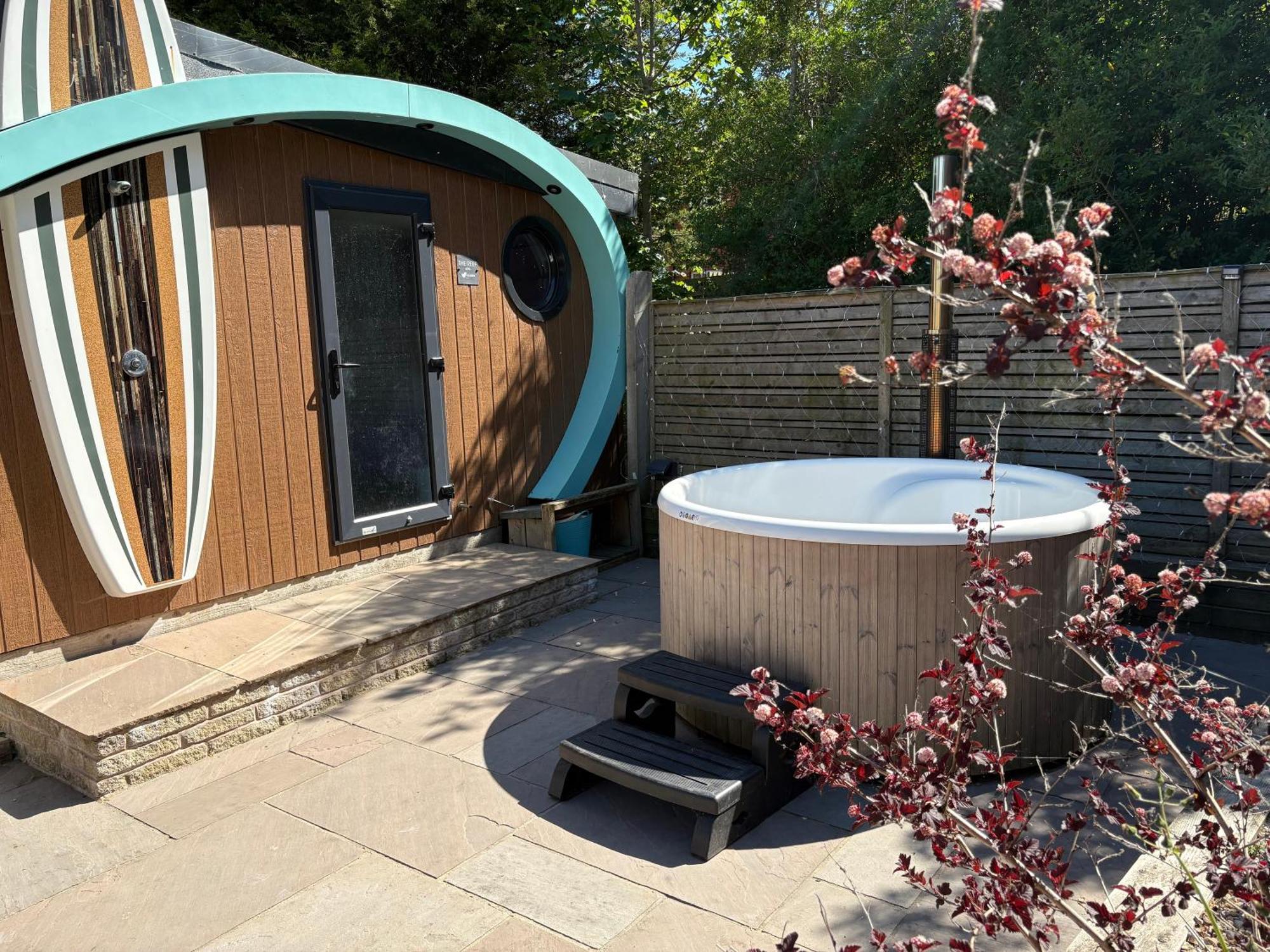 Elletson Park Wood Fired Hot Tubs, Caravans & Pods Pilling Extérieur photo